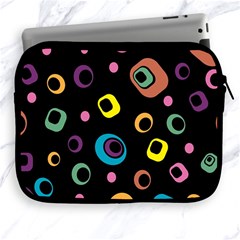 Abstract Background Retro 60s 70s Apple Ipad 2/3/4 Zipper Cases by Apen