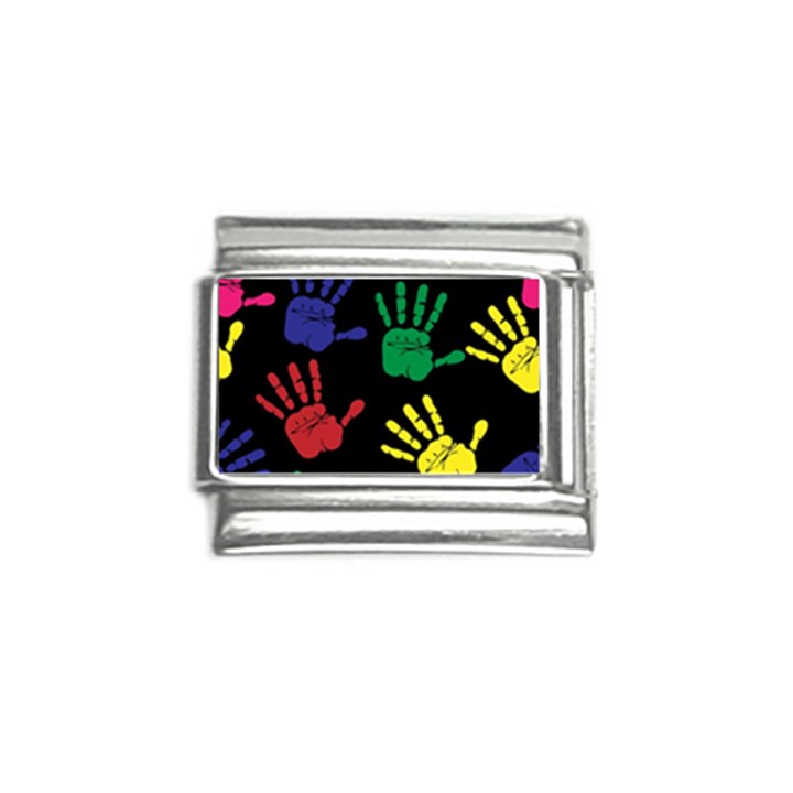 Handprints Hand Print Colourful Italian Charm (9mm)