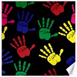 Handprints Hand Print Colourful Canvas 20  x 20  19 x19.27  Canvas - 1