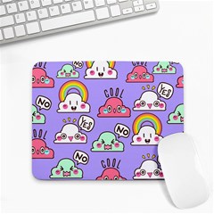 Cloud Seamless Pattern Small Mousepad by Apen