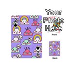 Cloud Seamless Pattern Playing Cards 54 Designs (Mini) Front - Spade2