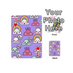 Cloud Seamless Pattern Playing Cards 54 Designs (Mini) Front - HeartJ