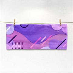 Colorful Labstract Wallpaper Theme Hand Towel by Apen