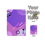 Colorful Labstract Wallpaper Theme Playing Cards 54 Designs (Mini) Front - Spade2