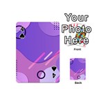 Colorful Labstract Wallpaper Theme Playing Cards 54 Designs (Mini) Front - Spade4