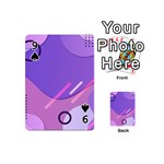 Colorful Labstract Wallpaper Theme Playing Cards 54 Designs (Mini) Front - Spade9