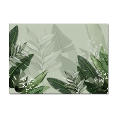 Banana Leaf Plant Pattern Sticker A4 (10 Pack) by anzea