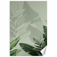 Banana Leaf Plant Pattern Canvas 20  X 30 