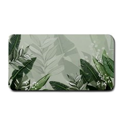 Banana Leaf Plant Pattern Medium Bar Mat by anzea