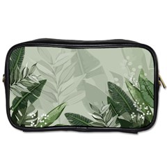 Banana Leaf Plant Pattern Toiletries Bag (one Side) by anzea