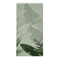 Banana Leaf Plant Pattern Shower Curtain 36  X 72  (stall)  by anzea