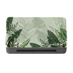 Banana Leaf Plant Pattern Memory Card Reader With Cf by anzea