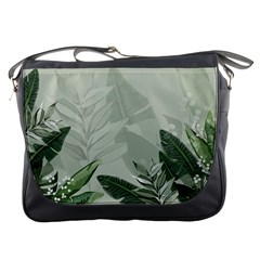 Banana Leaf Plant Pattern Messenger Bag