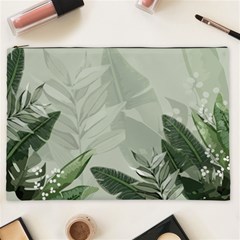 Banana Leaf Plant Pattern Cosmetic Bag (xxl)