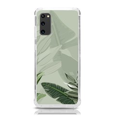 Banana Leaf Plant Pattern Samsung Galaxy S20 6 2 Inch Tpu Uv Case by anzea