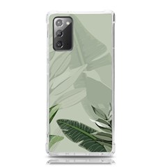 Banana Leaf Plant Pattern Samsung Galaxy Note 20 Tpu Uv Case