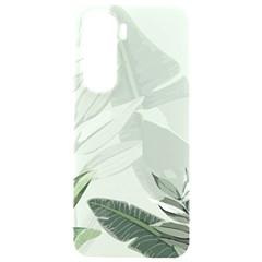 Banana Leaf Plant Pattern Samsung Galaxy S24 Plus 6 7 Inch Black Tpu Uv Case