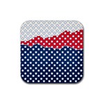 Illustrations Stars Rubber Coaster (Square) Front