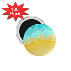 Abstract Background Beach Coast 1 75  Magnets (100 Pack)  by anzea