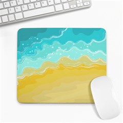 Abstract Background Beach Coast Large Mousepad by anzea