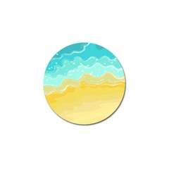 Abstract Background Beach Coast Golf Ball Marker (4 Pack) by anzea