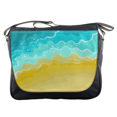 Abstract Background Beach Coast Messenger Bag by anzea