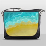 Abstract Background Beach Coast Messenger Bag Front