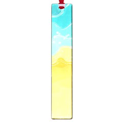 Abstract Background Beach Coast Large Book Marks