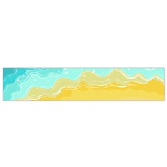 Abstract Background Beach Coast Small Premium Plush Fleece Scarf