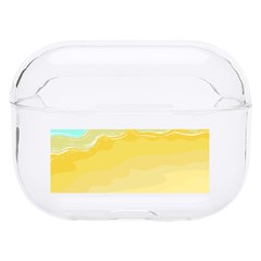 Abstract Background Beach Coast Hard Pc Airpods Pro Case by anzea