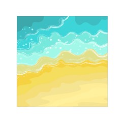 Abstract Background Beach Coast Square Satin Scarf (30  X 30 ) by anzea