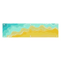 Abstract Background Beach Coast Banner And Sign 4  X 1  by anzea