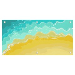 Abstract Background Beach Coast Banner And Sign 6  X 3 