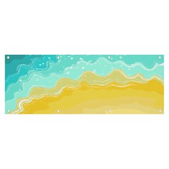 Abstract Background Beach Coast Banner And Sign 8  X 3 