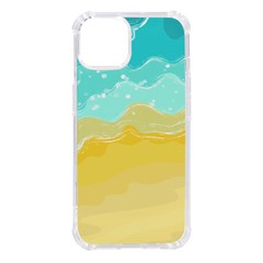 Abstract Background Beach Coast Iphone 14 Tpu Uv Print Case by anzea