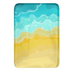 Abstract Background Beach Coast Rectangular Glass Fridge Magnet (4 Pack) by anzea