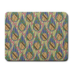 Tribal Background Boho Batik Small Mousepad by anzea