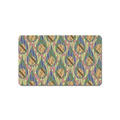 Tribal Background Boho Batik Magnet (name Card)