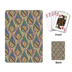 Tribal Background Boho Batik Playing Cards Single Design (rectangle) by anzea