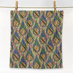 Tribal Background Boho Batik Face Towel