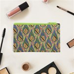 Tribal Background Boho Batik Cosmetic Bag (XS) Back