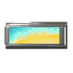 Abstract Background Beach Coast Superlink Italian Charm (9mm)