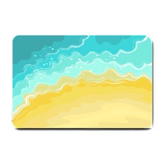 Abstract Background Beach Coast Small Doormat by anzea