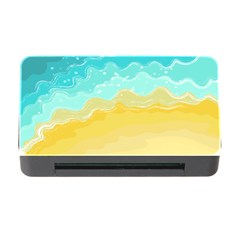 Abstract Background Beach Coast Memory Card Reader With Cf by anzea