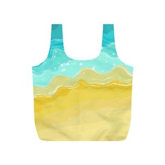 Abstract Background Beach Coast Full Print Recycle Bag (s)