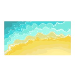 Abstract Background Beach Coast Satin Wrap 35  X 70 