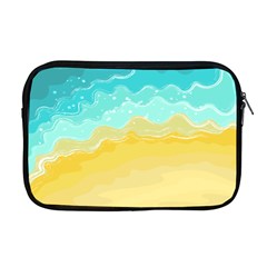 Abstract Background Beach Coast Apple Macbook Pro 17  Zipper Case by anzea