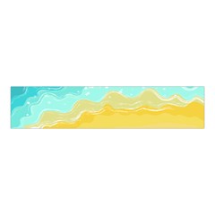 Abstract Background Beach Coast Velvet Scrunchie