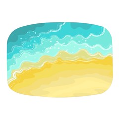 Abstract Background Beach Coast Mini Square Pill Box