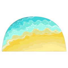 Abstract Background Beach Coast Anti Scalding Pot Cap